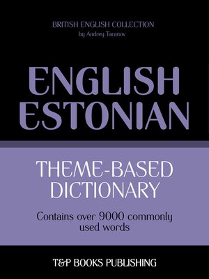 cover image of Theme-Based Dictionary